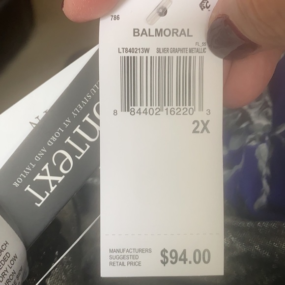 Lord and Taylor shimmer pleated skirt never worn. - Picture 4 of 4